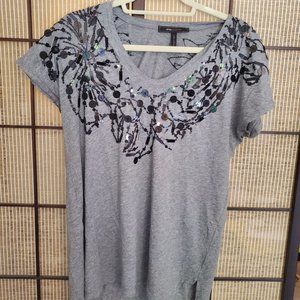 BCBG Embellished over-sized tee.